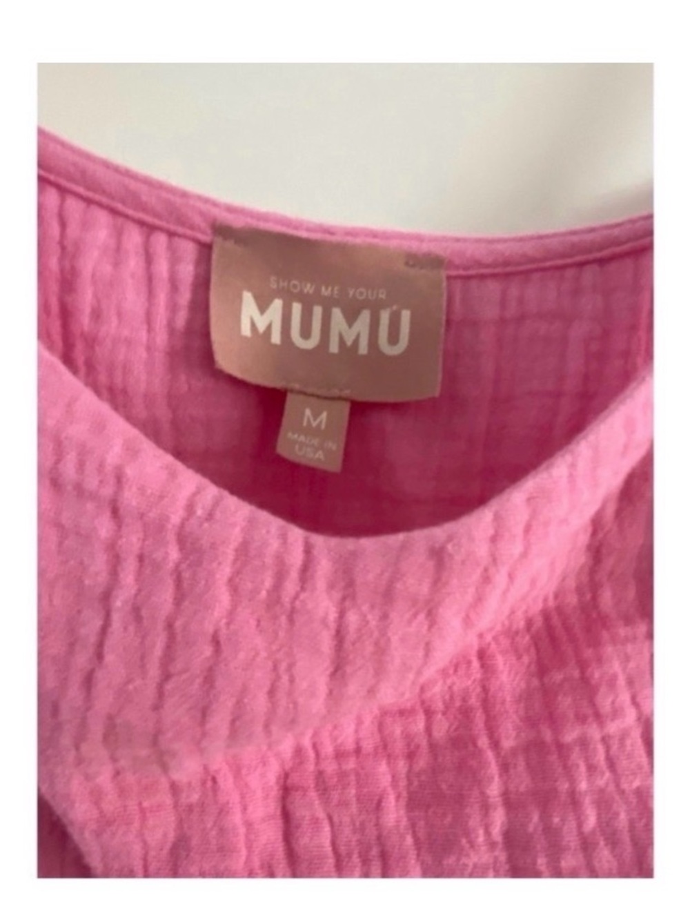 SHOW ME YOUR MUMU Pink Babydoll Mini Dress - Picture 9 of 9